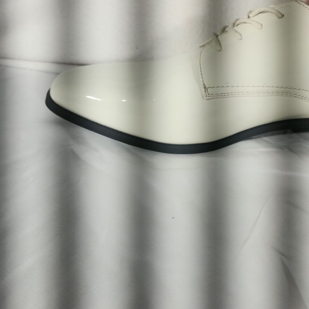 Men's white tuxedo/formal Pointed Oxford Shoes Size 13 - Picture 4 of 10